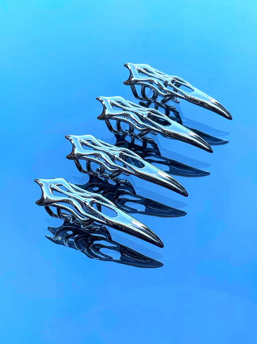 Thorn of Liberty Nail Ring by Absurd Silver - Asian Lifestyle