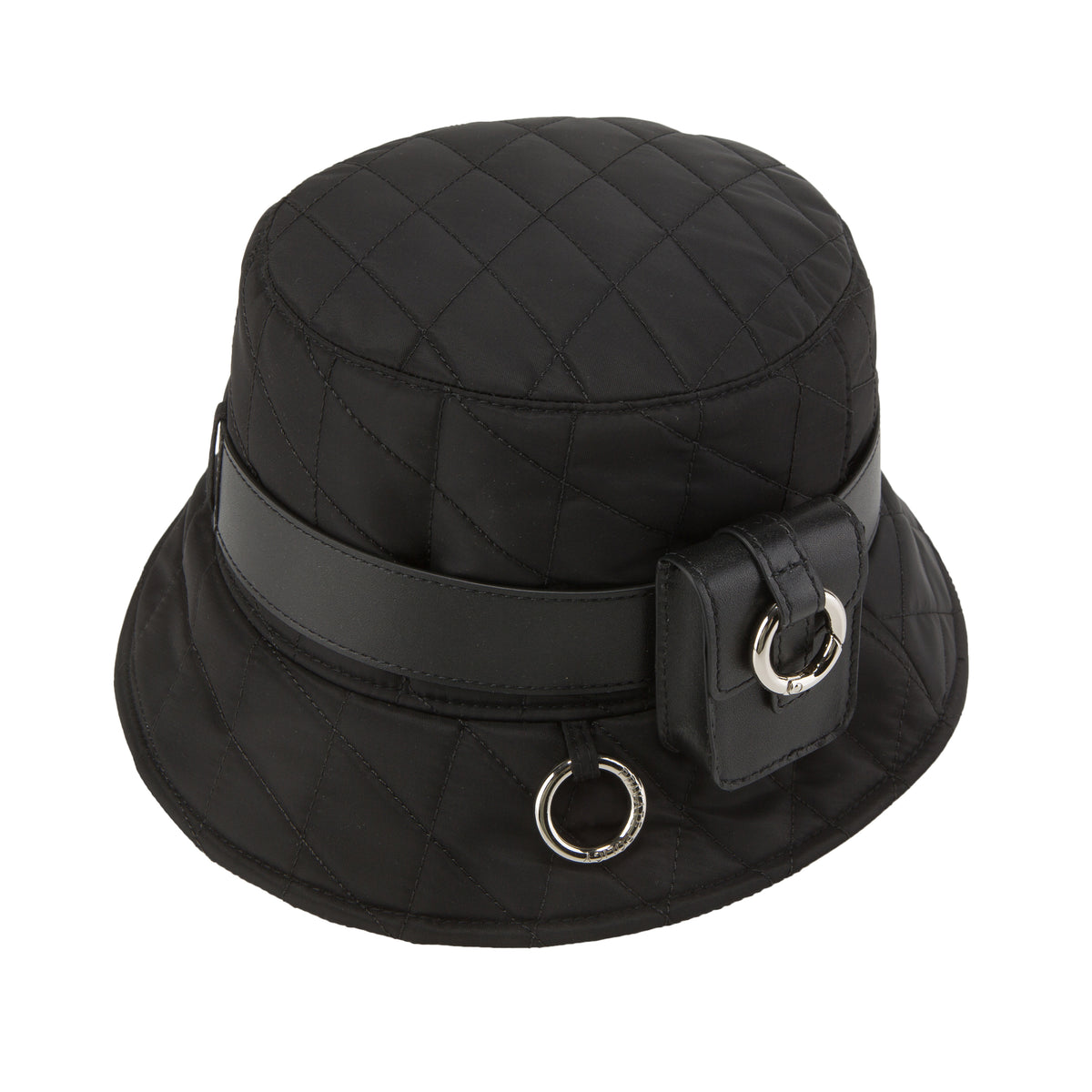 PXL QUILTED NYLON BUCKET HAT WITH MINI BAG - Asian Lifestyle