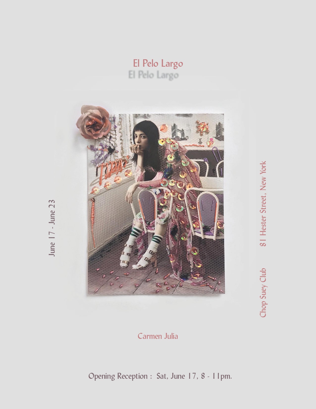 EL PELO LARGO (LONG HAIR) - SMALL WORKS FROM CARMEN JULIA