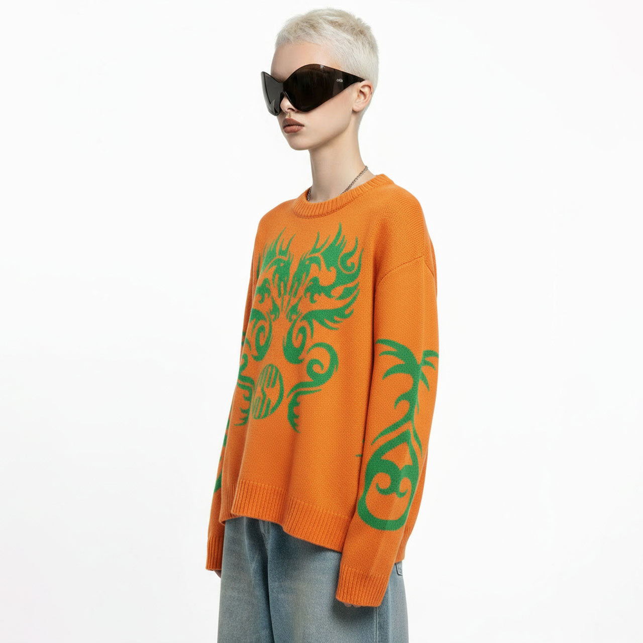 BDE Sweater Orange – CHOP SUEY CLUB
