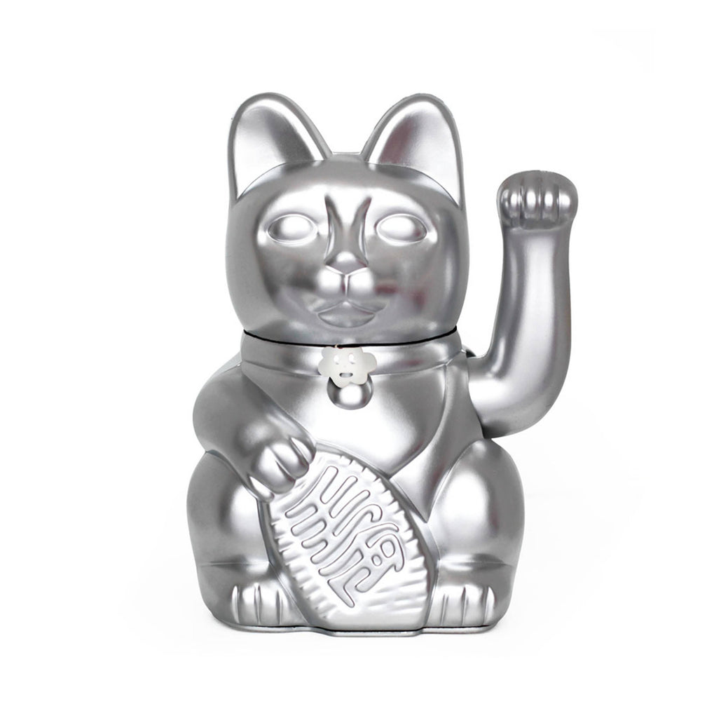 フォーチュンキャット　銀　レア made in Japan Chinese Lucky Cat - Asian Lifestyle Boutique – CHOP SUEY CLUB