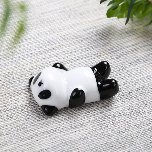 Soporte de palillos de cerámica, bonito diseño de Panda, alta calidad, varios es