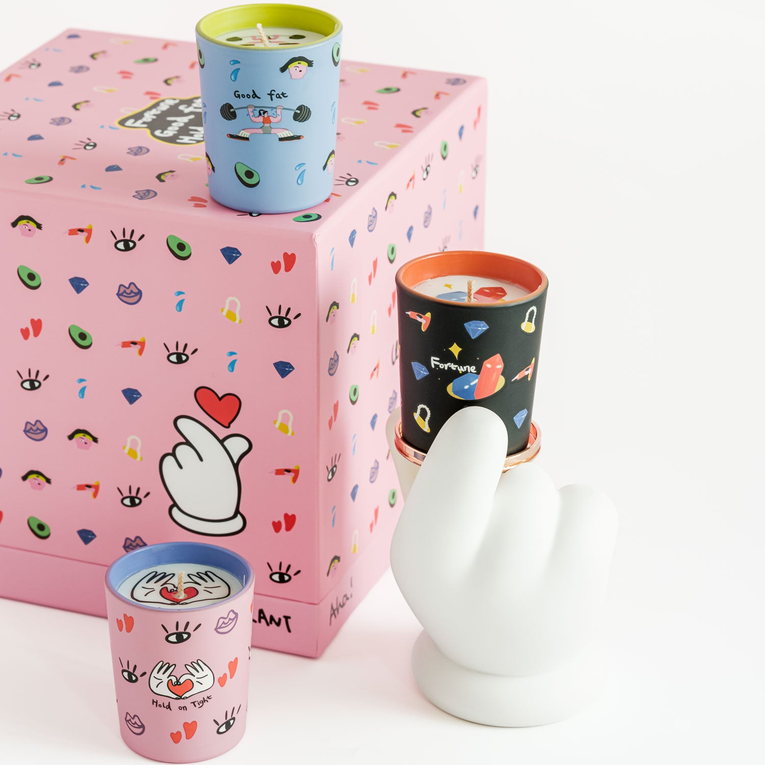 Askvoll Bru　ノルウェー　ピューター　錫　盃　ペア　箱付　V　A127 Aha! 02 Candle Gift Box by WEKUKU - Chop Suey Club - Asian