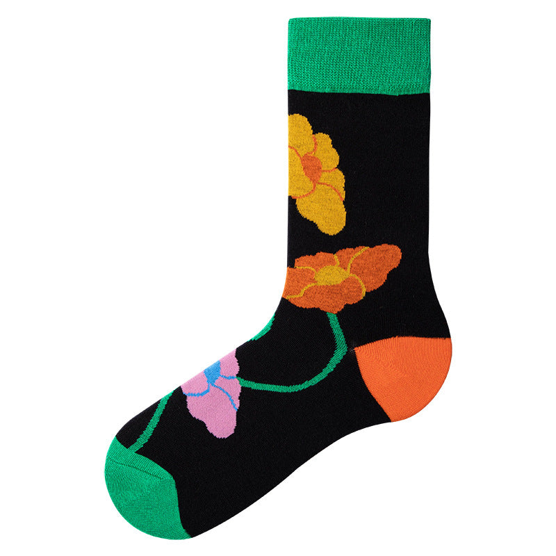 Popping Flower Socks - Asian Lifestyle Boutique – CHOP SUEY CLUB
